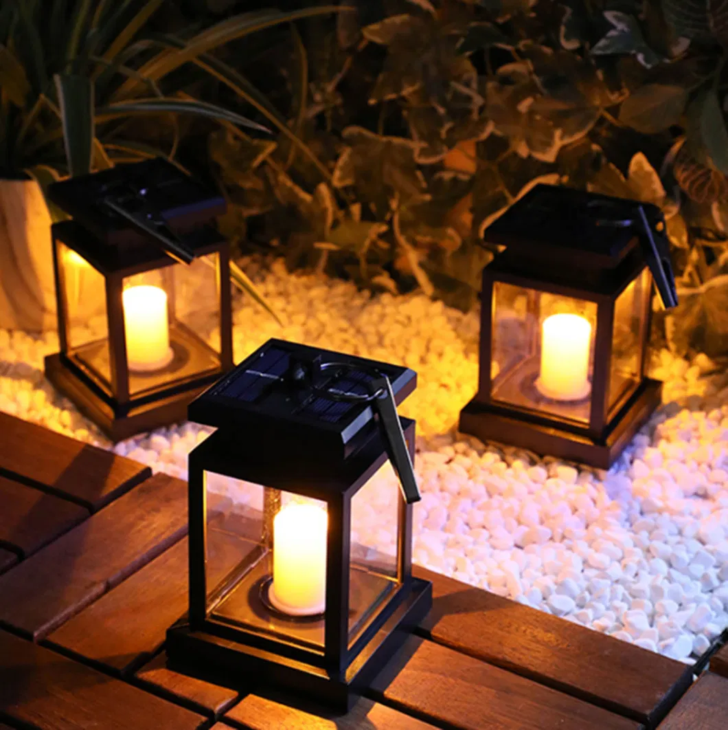 Solar Lantern Lights Waterproof Outdoor Hanging Lantern