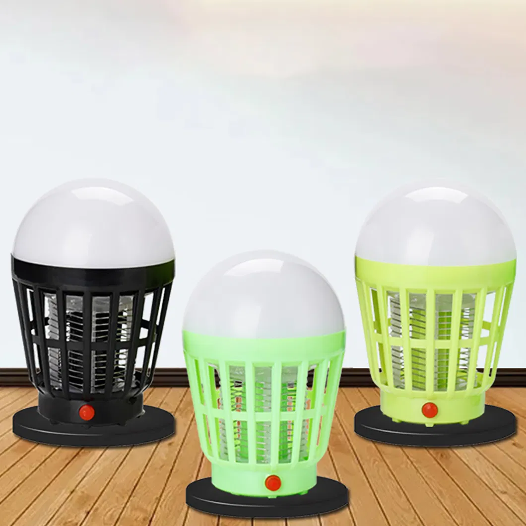 Outdoor USB Rechargeable Mosquito Repellent Lamp Radiationless Solar Electric Shock Mosquito Killer Lamp Ci24212
